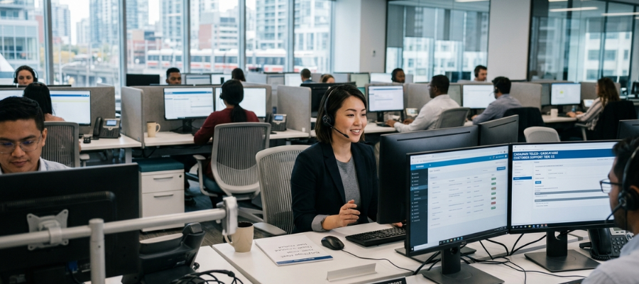 Canadian Telecom Technical Support for Tier 1 & 2 Outsourcing