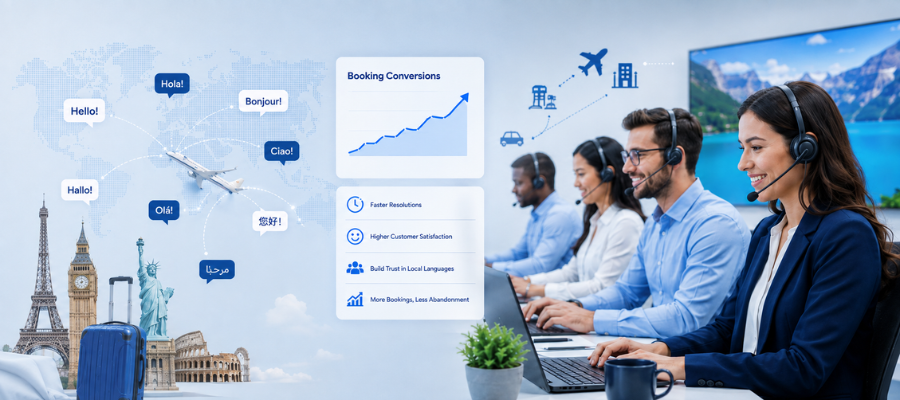 Multilingual Helpdesk Teams Improve Booking Conversions for Travel